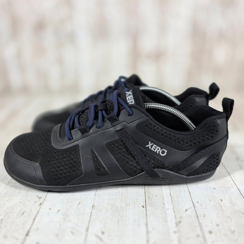 Xero Shoes Prio Neo Mens 11 Black Barefoot Minimalist Training Running Sneakers
